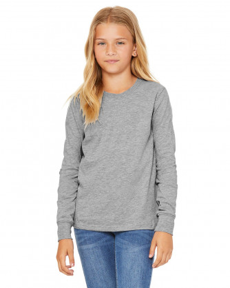 Youth Heather CVC Long Sleeve T-Shirt