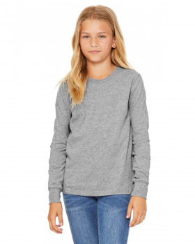 Youth Heather CVC Long Sleeve T-Shirt