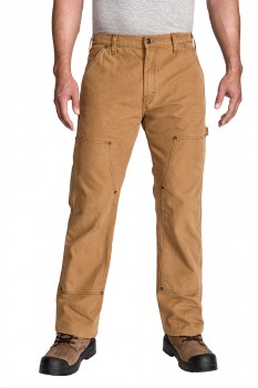Relaxed Fit Double Front Brushed Duck Pant