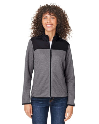 Women's Venture Heathered Stripe Hybrid Jacket
