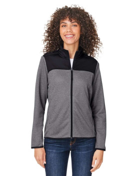 Women's Venture Heathered Stripe Hybrid Jacket