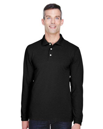 Men's Easy Blend Long Sleeve Polo