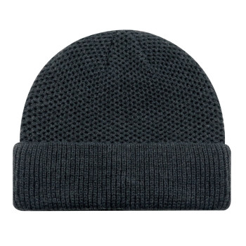 Mesh Knit Cuff Toque