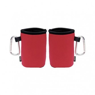 Collapsible Koozie Can Kooler with Carabiner