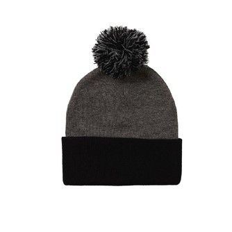 12" Pom-Pom Knit Tuque