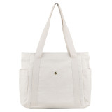Harper Multi-Pocket Cotton Tote