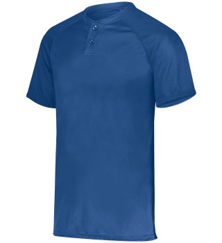 Adult Attain Wicking Two-Button Baseball Jersey