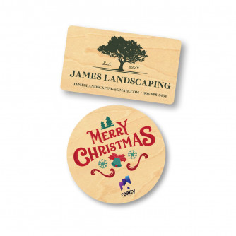 Wood Sticker (3" x 3")