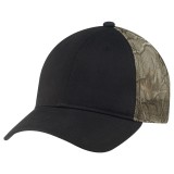 Deluxe Chino Twill Polyester Mesh Full-Fit Cap