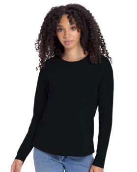 Women's Cotton Relaxed Long Sleeve T-Shirt