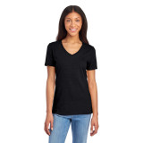 Ladies Premium Blend Combed Ring-Spun V-Neck T-Shirt