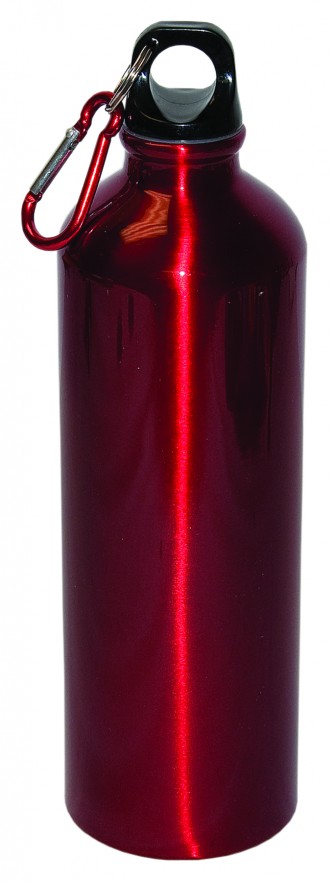 750 ml (25 oz.) Aluminum Water Bottle With Carabineer