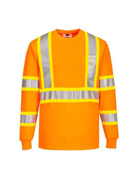 Hi-Vis X-Back Long Sleeve T-Shirt