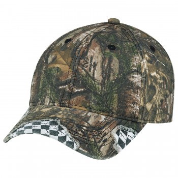 Constructed Full Fit Distressed Racing Cap