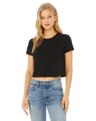 Ladies' Flowy Cropped T-Shirt