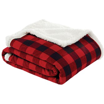 Lumberjack Sherpa Throw (60" x 70")
