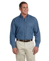 Long-Sleeve Denim Shirt