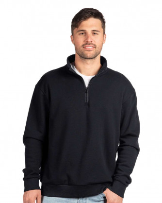 Unisex Fleece Quarter-Zip Pullover