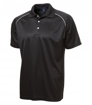 Textured Sport Shirt With Piping