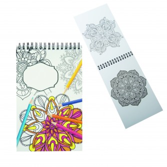 Mini Colouring Book with Spiral Binding