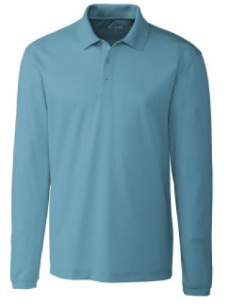 Men's Spin Eco Performance Pique Long Sleeve Polo