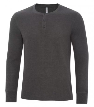 EsActive Vintage Thermal Long Sleeve Henley