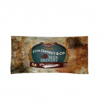 Sublimated Absorbent Microfiber Towel, 1 Side (22x44)