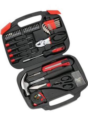 Tool Set with Bi-Fold Carrying Case