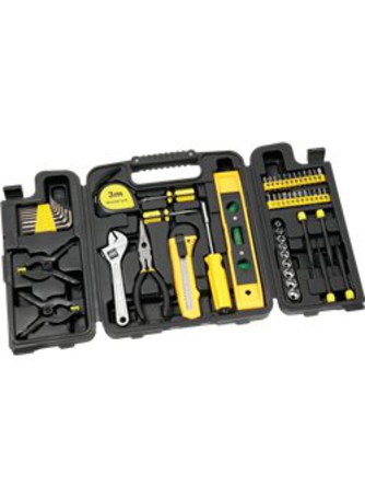 53 Piece Tool Set with Tri-Fold Carrying Case